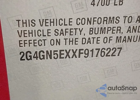 2015 Buick Regal Turbo/E-Assist Premium I from USA, damaged, VIN 2G4GN5EXXF9176227